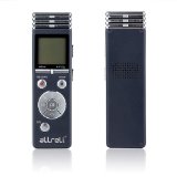 aLLreli® CP0037 Rechargeable SPY 8GB 1165Hr Digital Audio Voice Recorder Dictaphone MP3 Player Perfect for Recording Interviews and Meetings, Students Learning